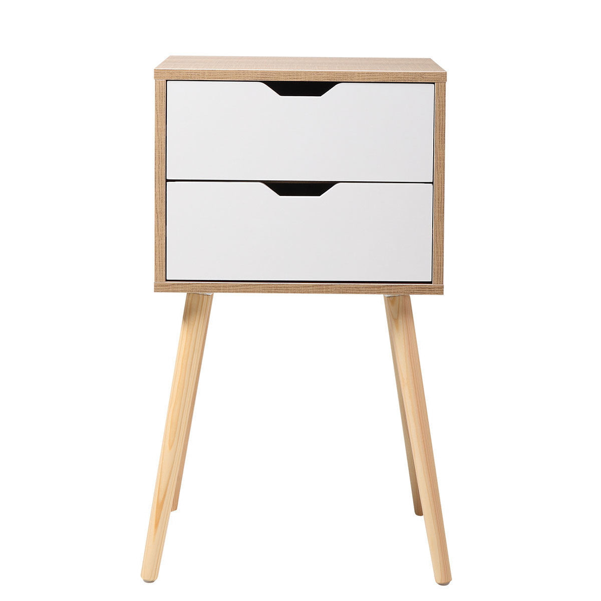 Modern Wooden Nightstand Set
