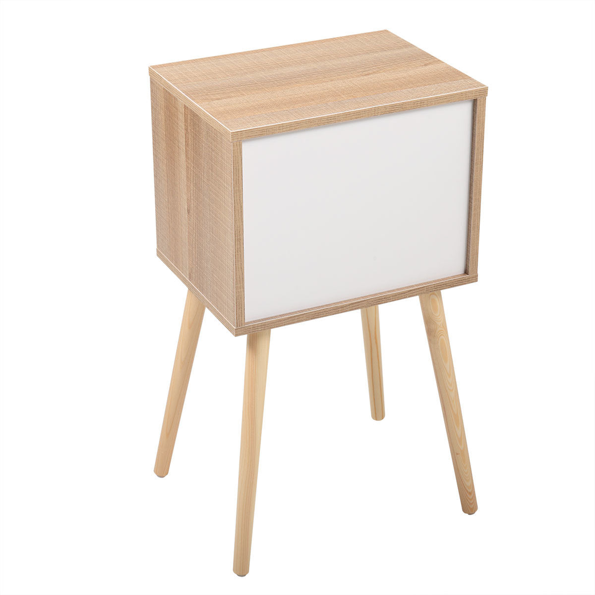 Modern Wooden Nightstand Set