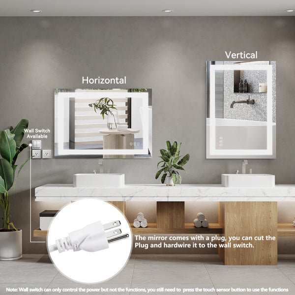 LED Vanity Mirror 24x36
