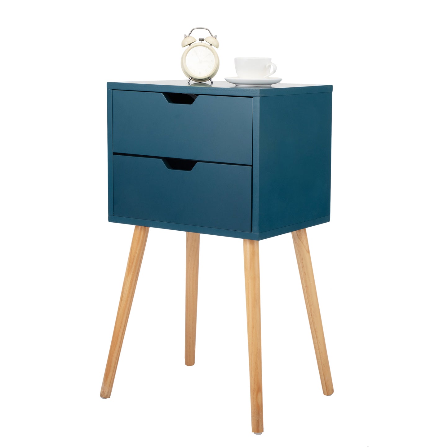 Modern Wooden Nightstand Set