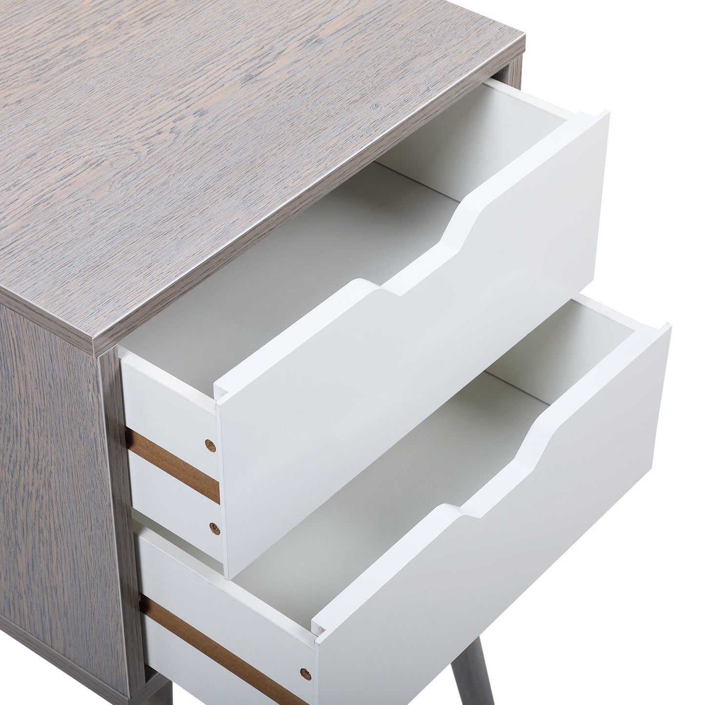 Modern Wooden Nightstand Set