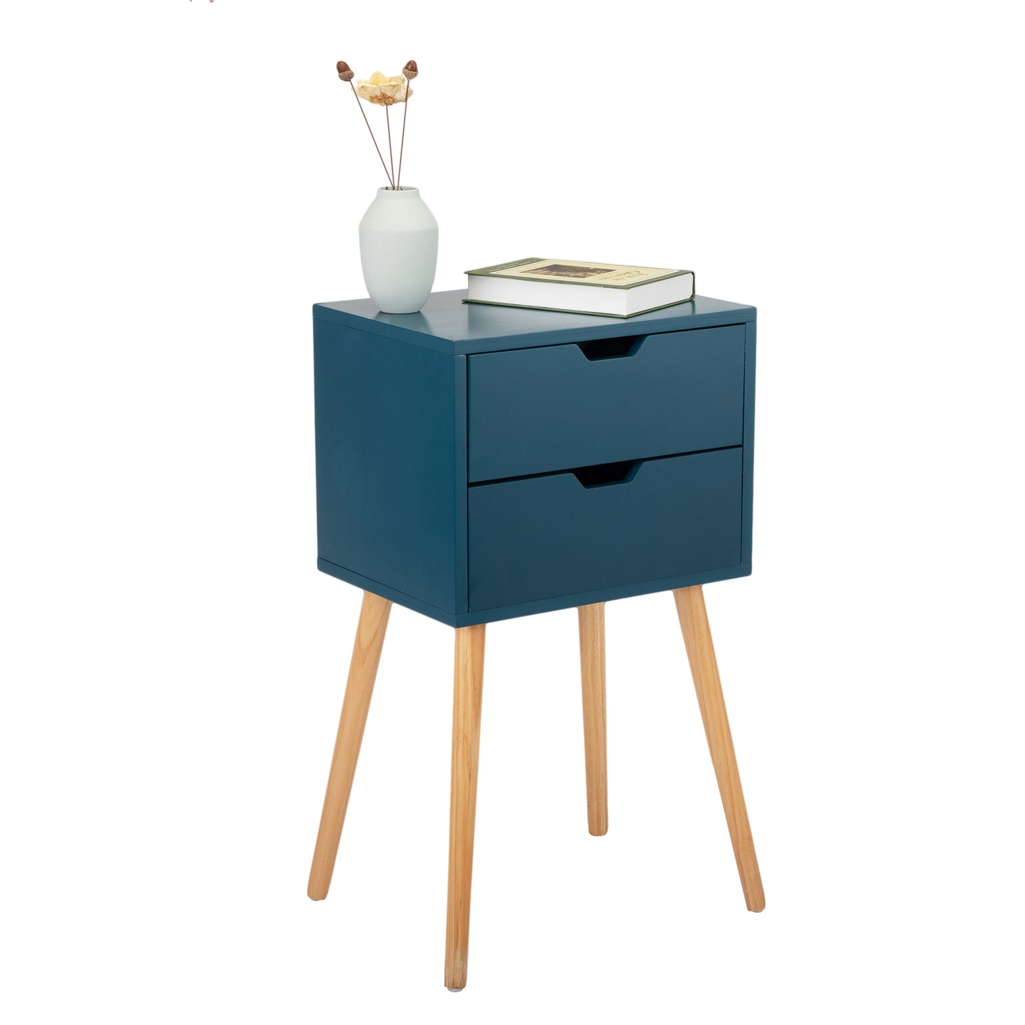 Modern Wooden Nightstand Set