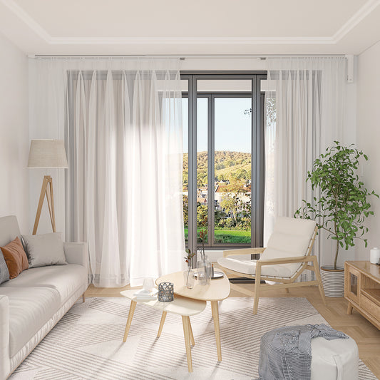 Automatic Smart Curtain System with Adjustable Track
