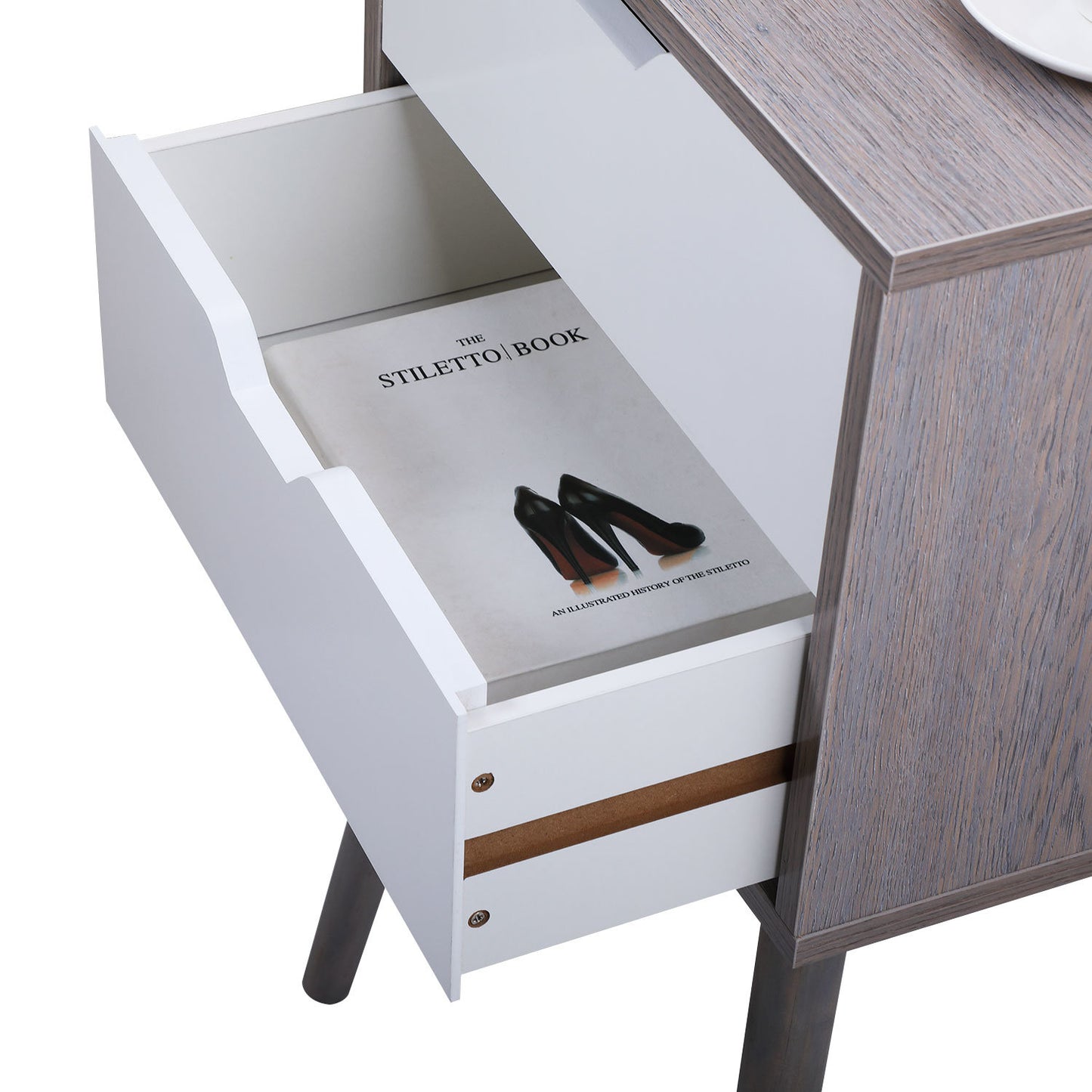 Modern Wooden Nightstand Set