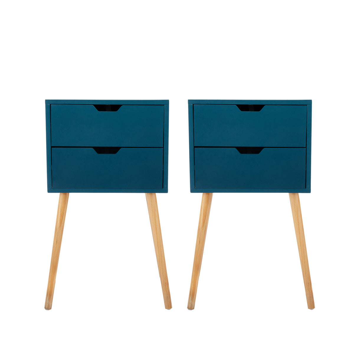 Modern Wooden Nightstand Set