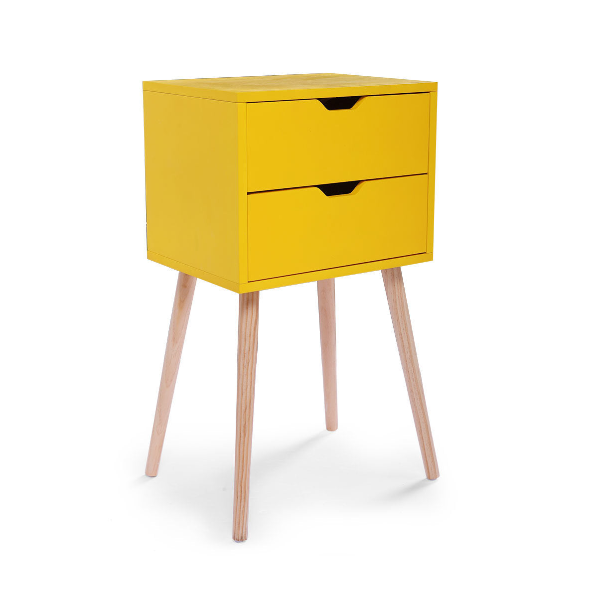 Modern Wooden Nightstand Set