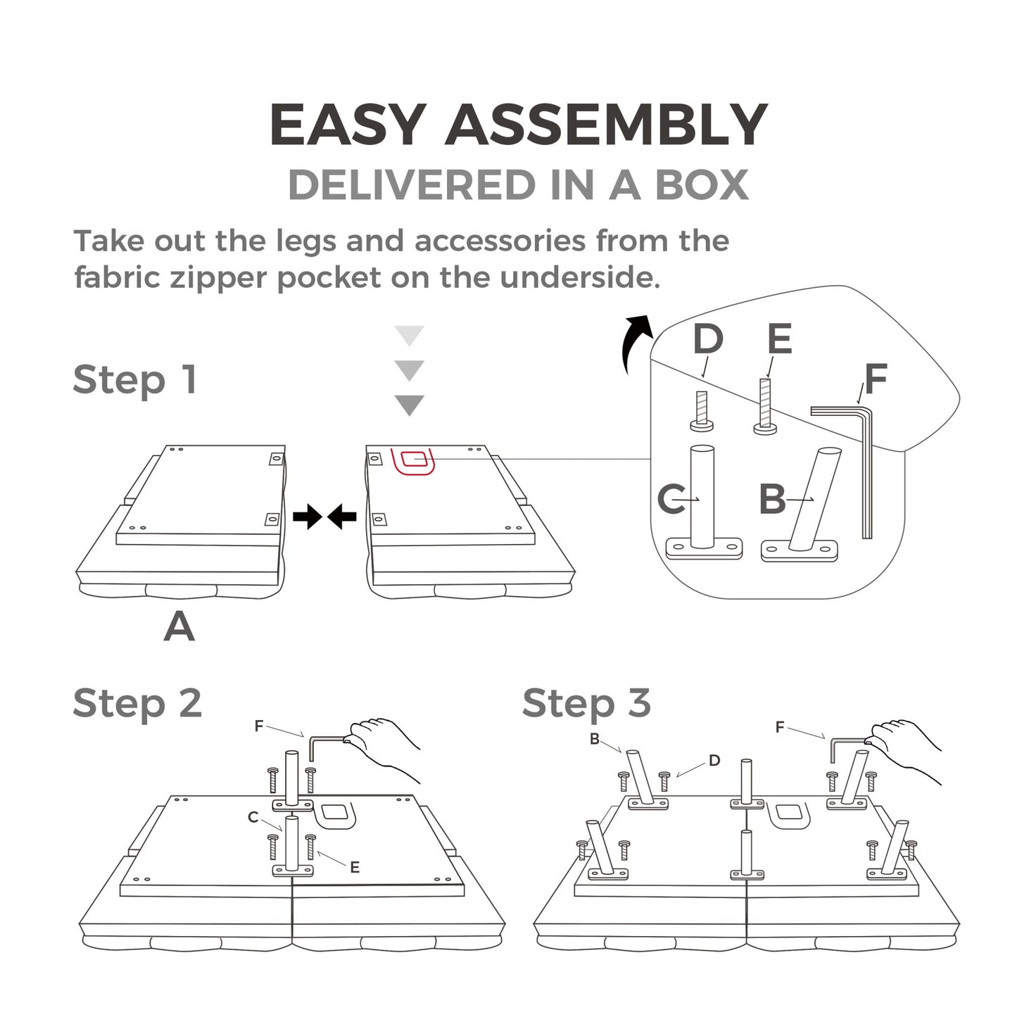 Modern Folding Sleeper Sofa