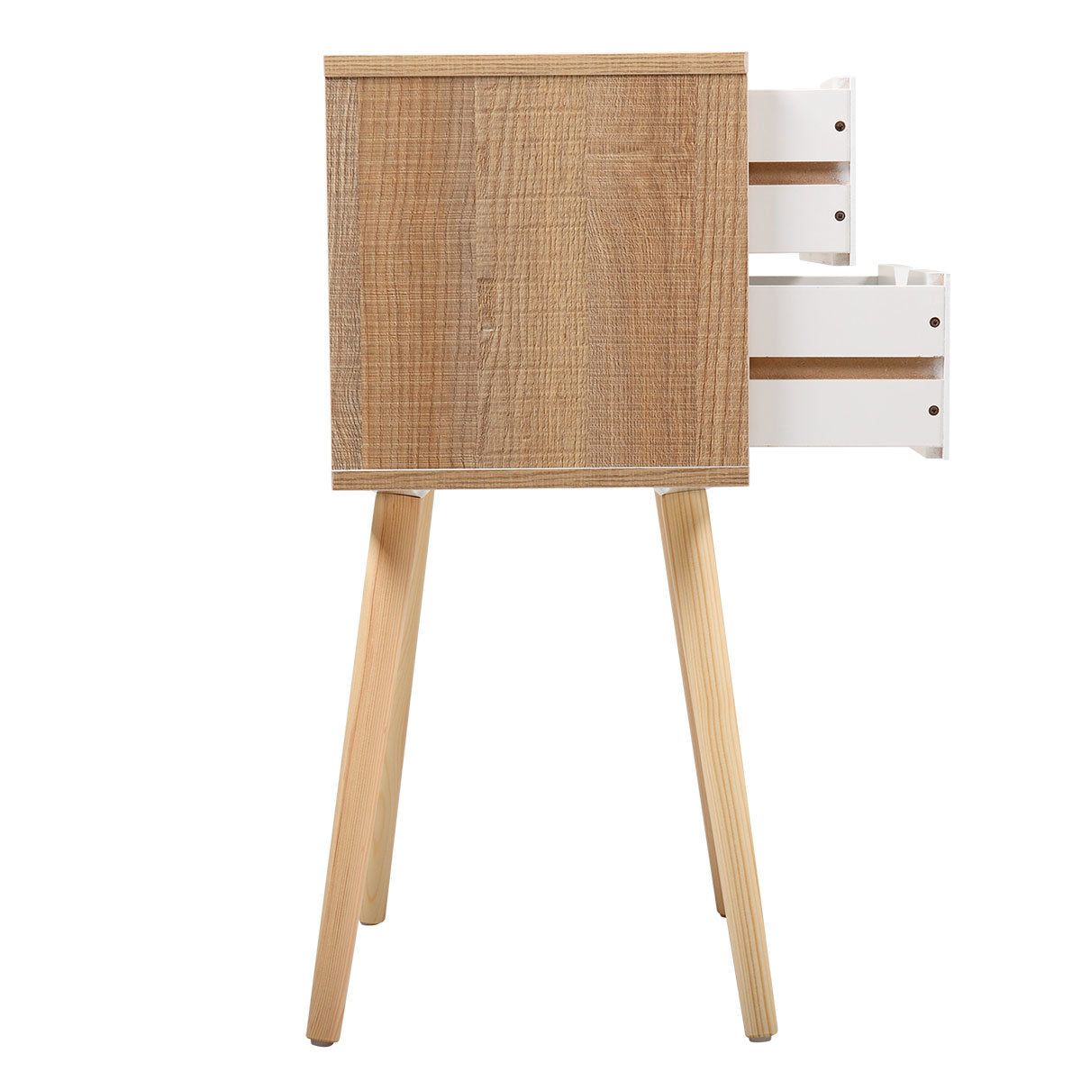Modern Wooden Nightstand Set