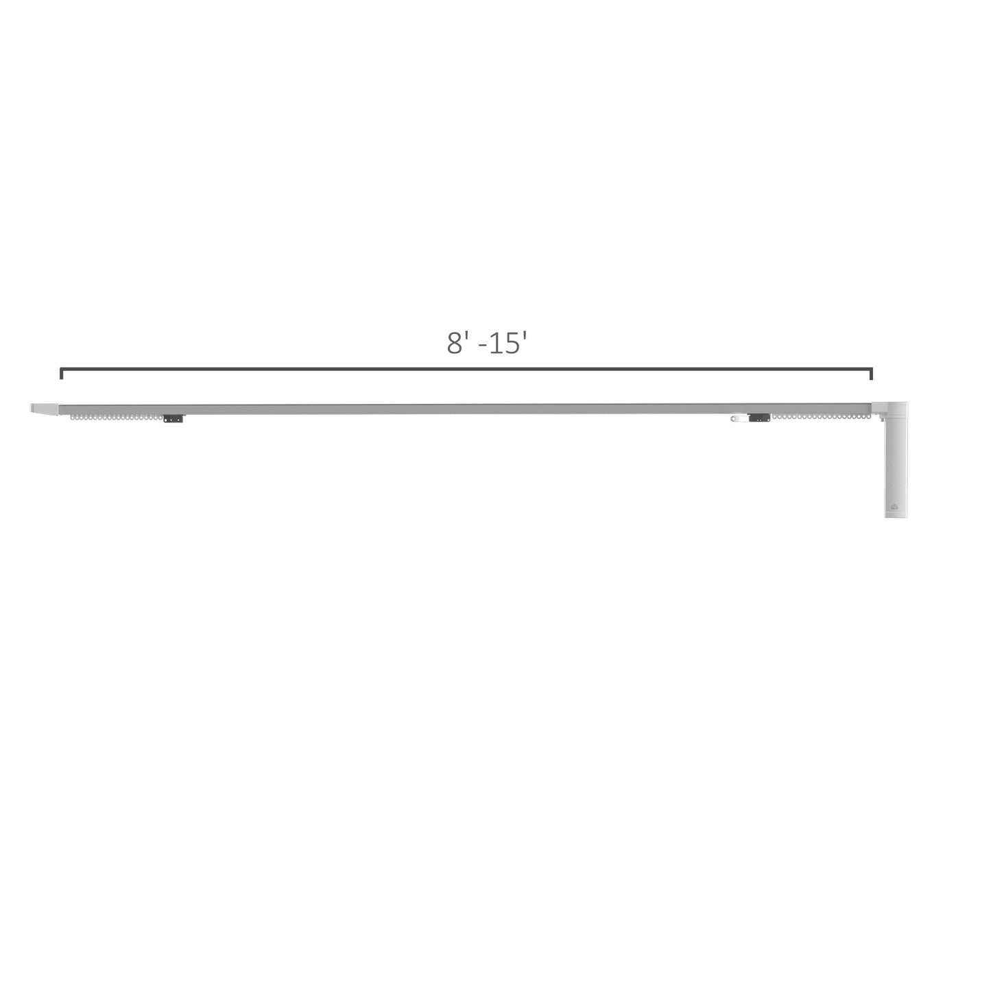 Automatic Smart Curtain System with Adjustable Track