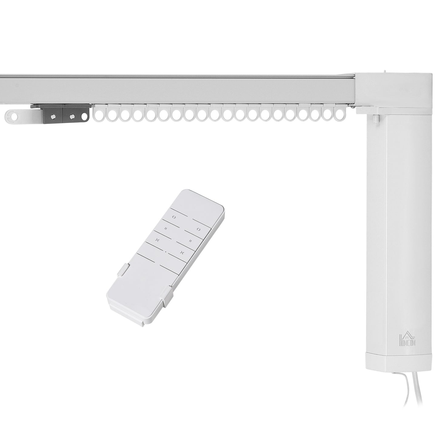 Automatic Smart Curtain System with Adjustable Track
